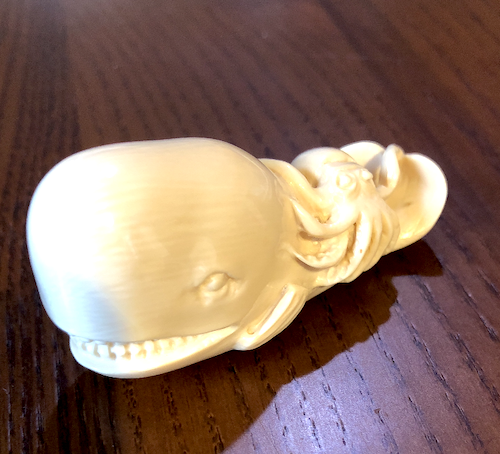 【買取実績】在銘 象牙根付を買取いたしました。
