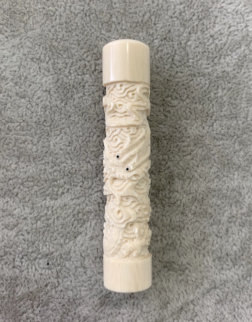 【買取実績】美術骨董　象牙　龍細工　装飾　小物をお買取いたしました。