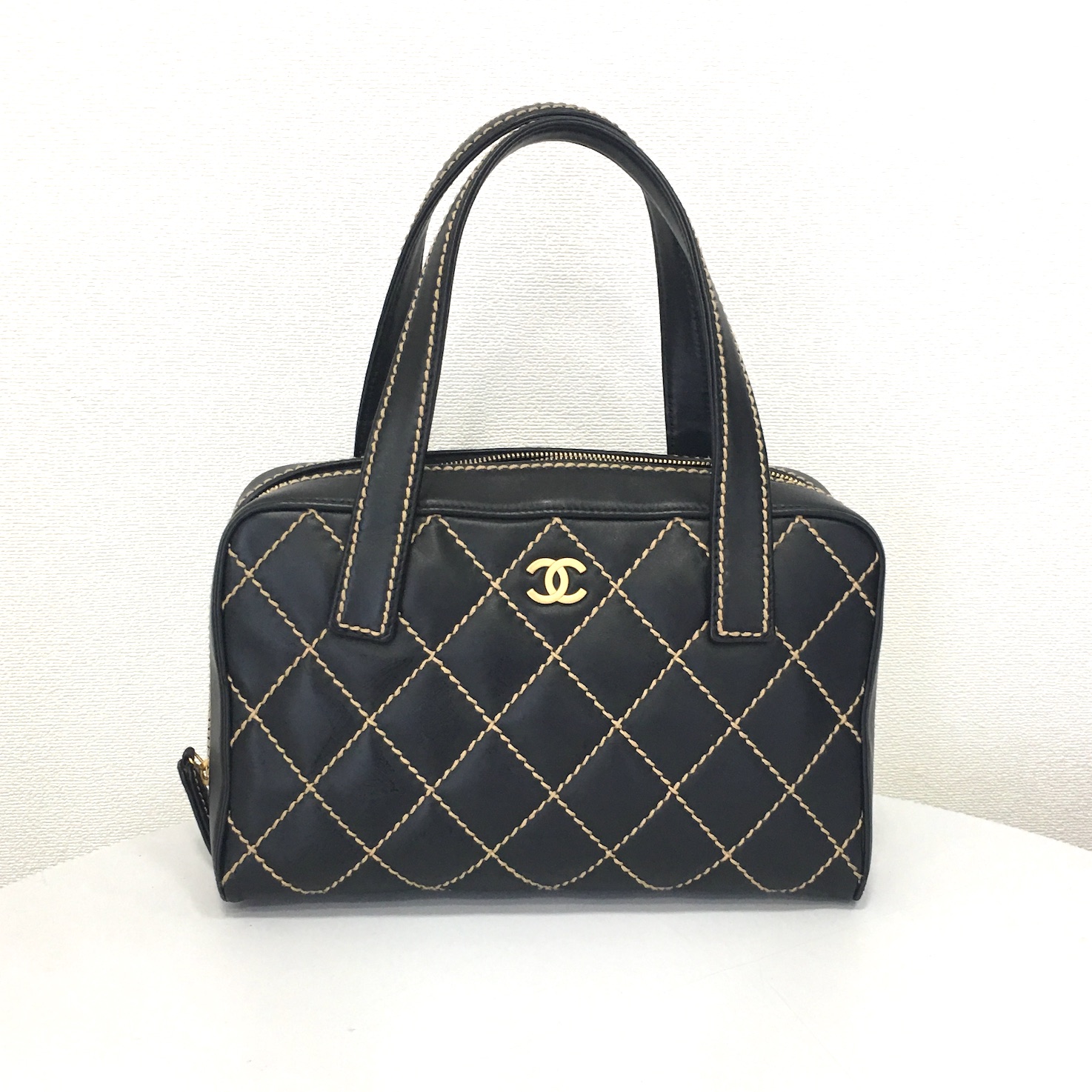 【買取実績】シャネル ワイルドステッチ ハンドバッグをお買取いたしました。