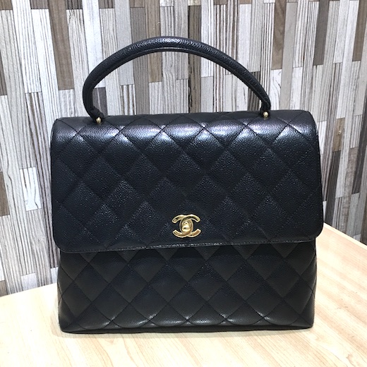 【買取実績】シャネル キャビアスキン ハンドバッグをお買取いたしました。