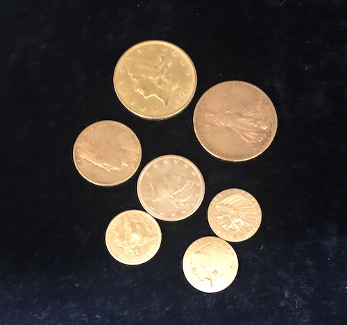 【買取実績】アメリカの金貨を多数買取いたしました。
