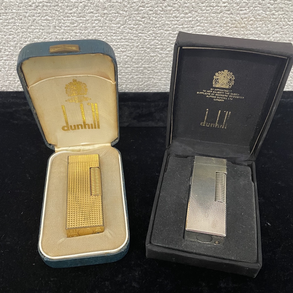 【買取実績】ダンヒル ガスライター ゴールド/シルバーカラーをお買取いたしました。