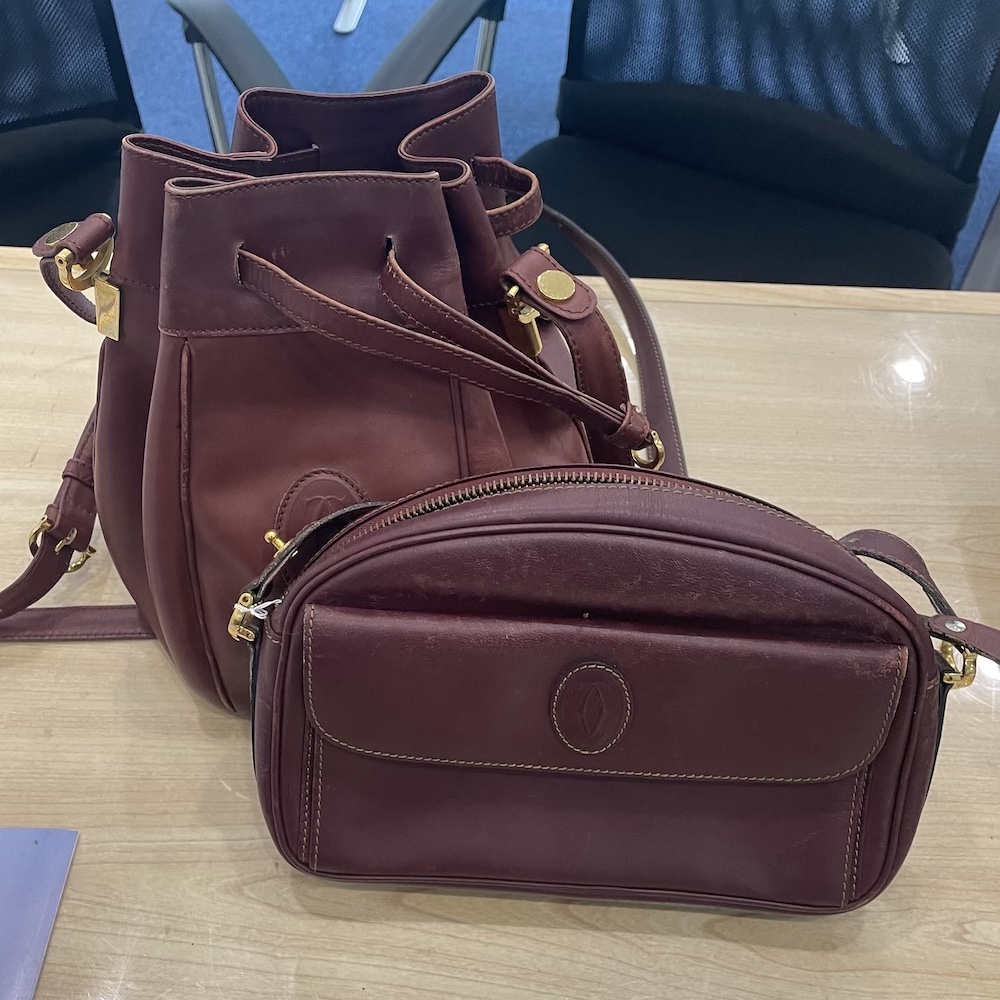 【買取実績】カルティエ マストライン ショルダーバッグをお買取いたしました。
